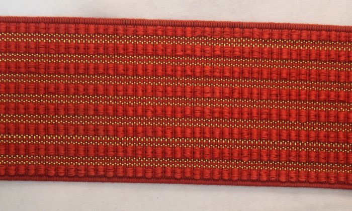 Metallic lurex jacquard elastic tape manufacturer in Maharashtra - Max Narrow Fabrics